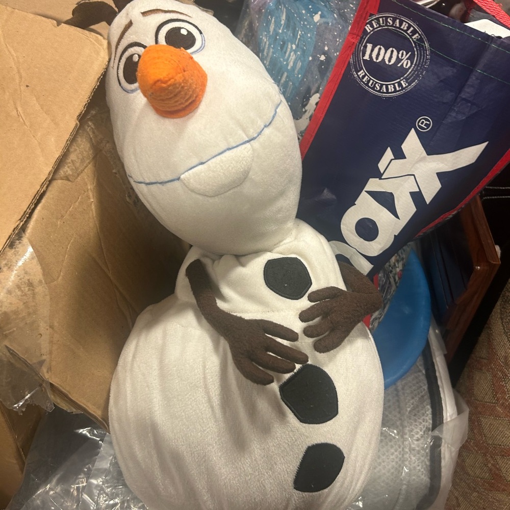 Olaf Plush Toy with Orange Nose